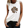 Women Tanks Round Neck summer Sleeveless Printed Casual Vest T Shirt Vest Tee Shirt girl blusas Casual female Tank Tops
