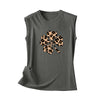 Women Tanks Round Neck summer Sleeveless Printed Casual Vest T Shirt Vest Tee Shirt girl blusas Casual female Tank Tops