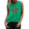 Women Tanks Round Neck summer Sleeveless Printed Casual Vest T Shirt Vest Tee Shirt girl blusas Casual female Tank Tops