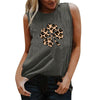 Women Tanks Round Neck summer Sleeveless Printed Casual Vest T Shirt Vest Tee Shirt girl blusas Casual female Tank Tops