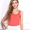 Women Tops And Blouses 2022 Summer Blouse women's Candy Colored Sleeveless Chiffon Sling Sleeveless Shirt Vestidos HJY1003
