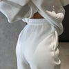 Women Tracksuits Casual Oversized Hoodies Autumn Winter Jogger Pants Two Piece Sets For Women Solid Sportswear Suit