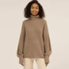 Women Turtleneck Pullover Winter Casual Oversized Knitted Sweater Elegant Loose Long Sleeve Jumpers Female Vintage Knitwear Pull