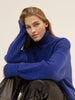 Women Turtleneck Pullover Winter Casual Oversized Knitted Sweater Elegant Loose Long Sleeve Jumpers Female Vintage Knitwear Pull