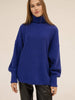Women Turtleneck Pullover Winter Casual Oversized Knitted Sweater Elegant Loose Long Sleeve Jumpers Female Vintage Knitwear Pull