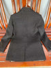 Women Tweed Business Blazer Coat 2022 Ladies Long Sleeve Back Slit Jacket Suit Heart Decoration Single Buton Outwear Top