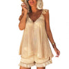 Women Two Piece Set Plus Size Patchwork Fringe Hem Vest Suit 2023 Cotton Linen Boho Shorts Female Ladies Beach Outfit Summer Hot