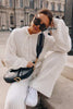 Women Two Piece Sets Hooded Sweater And Elastic Long Trousers Suits Autumn Winter Knitted Sweater 2 Piece Set Streetwear