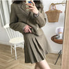 Women Two Piece Sets Preppy Style Suits Women Blazer+A-Line High Waist Pleated Skirts Female Student Spring Fall Sets XS-2XL