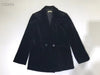 Women Velvet Business Blazer Casual Jackets Ladies Long Sleeve Suit Coats Single Breasted Office Female Blazers 2022 Autumn