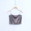 Women Velvet straps Camis Girls' Straps Crop Tops Camisoles
