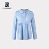 Women Vintage Striped Button Tops And Blouse Long Sleeve Turn-down Collar Shirt 2022 Autumn New Fashion Office Ladies Blouses