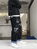Women White Cargo Pants Wide Leg Hip Hop Style Streetwear Oversize  Dungarees Casual Straight Korean High Waist Trousers