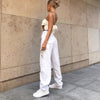 Women White Jeans Big Holes Ripped Taseel Denim Casual Pants High Waist Club Streetwear Comfortable Girls Jeans