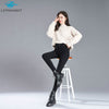 Women Winter Trendy High Waist Black Jeans Office Lady Fleece Warm Thick Pencil Denim Pant Female Skinny Slim Casual Trouser