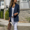 Women Work Suit Jacket Ladies Long Sleeve Slim Formal Coat Casual Outwear Top