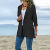 Women Work Suit Jacket Ladies Long Sleeve Slim Formal Coat Casual Outwear Top
