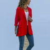 Women Work Suit Jacket Ladies Long Sleeve Slim Formal Coat Casual Outwear Top