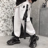 Women Y2K Techwear Cargo Baggy Joggers Pants Side Pockets Hip Hop Casual Streetwear Couple Female Loose Jogging Trousers