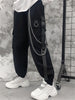 Women Y2K Techwear Cargo Baggy Joggers Pants Side Pockets Hip Hop Casual Streetwear Couple Female Loose Jogging Trousers