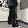 Women Y2k Vintage Bottoms Pants Loose Punk Couples Harajuku Streetwear Hip Hop Goth Sweatpants Korean Wide Leg Trousers