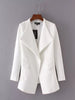Women blazer and jacket casual fashion bleiser mujer 2022 white blaser female black coat slim fit office lady veste femme blazer