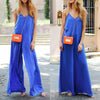 Women new fashion party Clubwear casual V-neck spaghetti strap solid loose wide leg Playsuit Jumpsuit&Romper Trousers