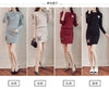 Women's Autumn Winter clothes knitted sweater skirts suits Female embroidery long sleeve tops and Skirt 2 piece sets NS135