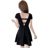 Women's Autumn and Winter Dress Sexy V-neck Temperament Low-Cut Slimming Nightclub Workwear