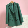 Women's Blazer 2023 Spring Autumn Women Plaid Suit Ttemperament Women Coat British Small Slim Suit Women's Jacket To