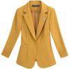 Women's Blazer Coat 2023 Spring Single Button Suit Outwear Lady Office Wear Blazers Lining Jacket Femme Tops