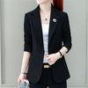 Women's Blazer Coat 2023 Spring Single Button Suit Outwear Lady Office Wear Blazers Lining Jacket Femme Tops