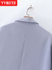 Women's Blazer Jacket 2022 Style European and American Style Single-breasted Suit Female Solid Color Versatile Loose Clothes