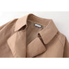 Women's Blazer Jackets Korean Autumn Winter Sense of Design Double Breasted Baggy Office Female Senior TOPs Trench Coat