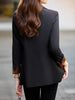 Women's Blazer Office Lady Blazers Coats 2023 Autumn Female Clothing Solid Blazer Women Business Attire Coat Buttons Womens Tops