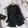 Women's  Blazer Spring and Autumn 2023 Casual Versatile Jacket  blue blazer Suit