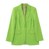 Women's Blazer and Skirt Set Formal Office Ladies Green Skirt Suit Two Piece Sets Elegant Workwear Jacket Summer Coat