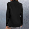 Women's Blazers Jacket Spring Autumn Office Lady Long Sleeve Solid Color Blazer Coat Loose Casual Jacket ensembles de blazers