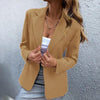 Women's Blazers Jacket Spring Autumn Office Lady Long Sleeve Solid Color Blazer Coat Loose Casual Jacket ensembles de blazers