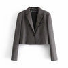Women's Blazers Suits Sweet Jackets Sets Mujer Elegant Coats Suit Femme Cropped Office Formal Ladies Blazer Casual Outerwear