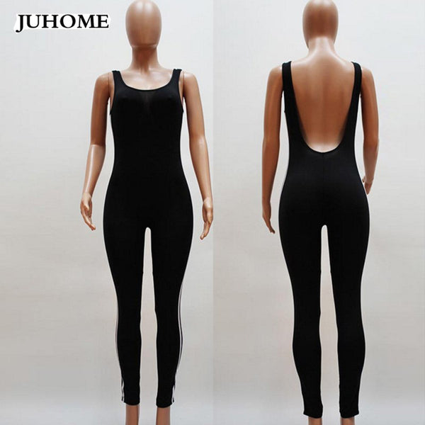 Women's Body bodycon tracksuit Long Trousers jumpsuits white black red spandex overalls women factory-direct-clothing coveralls