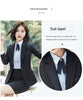 Women's Business Wear Office Pants Suits  Autumn and Winter Black Ladies Jacket Elegant Female Skirt