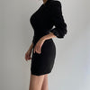 Women's Elegant Two Piece Sets Solid Notched Collar Double Breasted Long Sleeves Blazer Wrapping Asymmetric Mini Skirts 2023