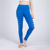 Women's Fashion Hollow Sexy Hip Black Leggings Slim Circle Hole Casual Pants Workout Long Trousers Summer Fitness Women Leggings