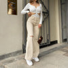 Women's Jeans 2022 Summer Casual Wide Leg Pants Loose High Waist Trousers Vintage Straight Ripped Mom Baggy Pants New