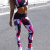 Women's Fashion Sexy Workout For Joggers Fitness Leggings High Waist Elastic Women Leggins Skinny Pants Workout Black Leggings