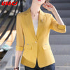 Women's Suit Jacket Spring 2023 Summer Korea Tulle Leisure Slim Coat Seven Sleeves Loose Elegance Comfort Tops