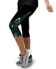 Women's Fashon New Arrival Casual Patchwork Side Floral Exercise Capris High Waisted Patchwork Workout Fitness Leggings Wear