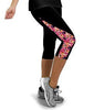 Women's Fashon New Arrival Casual Patchwork Side Floral Exercise Capris High Waisted Patchwork Workout Fitness Leggings Wear