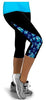 Women's Fashon New Arrival Casual Patchwork Side Floral Exercise Capris High Waisted Patchwork Workout Fitness Leggings Wear
